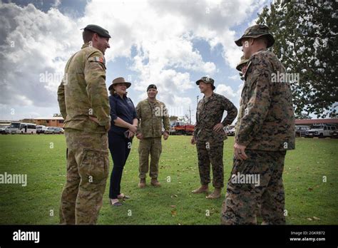 Australian Army Maj Matthew Breckenridge Ein Einsatzplaner Mit