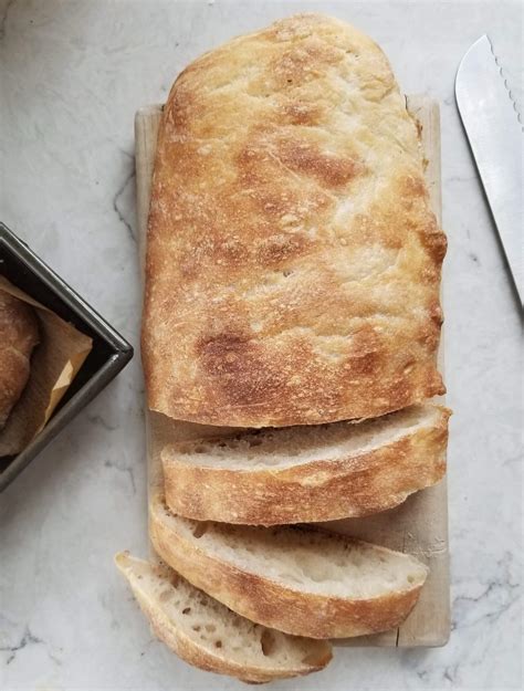 Homemade Ciabatta Bread Recipe With Pictures The Hint Of Rosemary