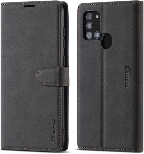 Étui De Protection En Cuir Synthétique Samsung Galaxy A53 5g Fermeture Magnétique Avec