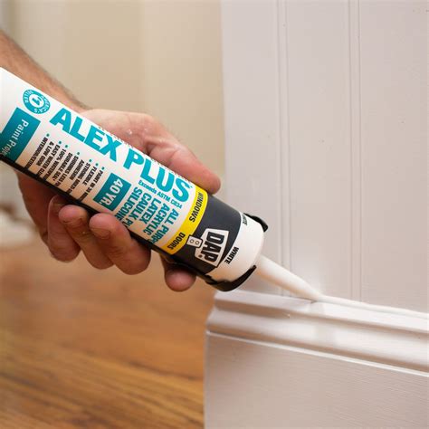 DAP Alex Plus 10 1 Oz All Purpose Acrylic Latex Caulk Plus Silicone