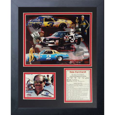 Legends Never Die Dale Earnhardt Sr Framed Memorabilia And Reviews Wayfair