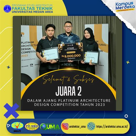 Selamat Dan Sukses Mahasiswa Prodi Arsitektur Juara Dalam Kompetisi