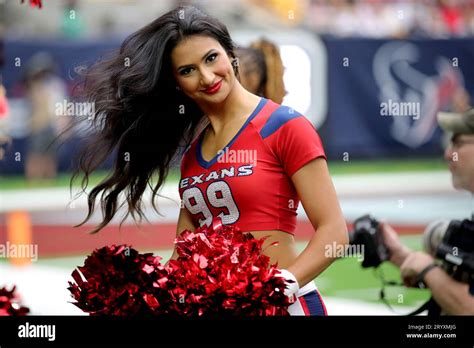 Houston Texas Usa 1st Oct 2023 A Houston Texans Cheerleader Performs During The Game