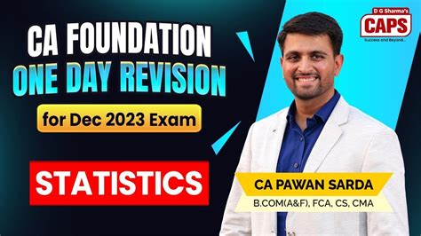 Live Ca Foundation Statistics One Day Revision For Dec By