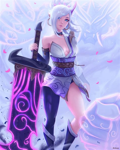 Riven League Of Legends Mobile Wallpaper By McDobo 3721533