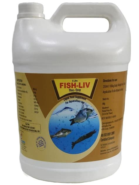 Fish Liv Aquaculture Feed Supplement Packaging Type Can Packaging