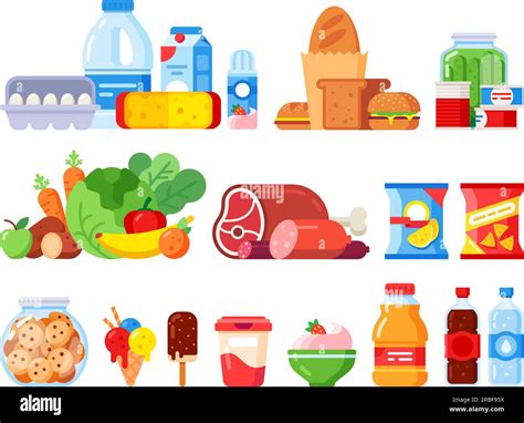Plastic Supermarkets Stock Vector Images Alamy