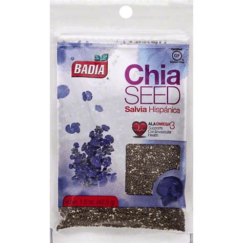 Badia Chia Seed Bars Sedanos Supermarkets