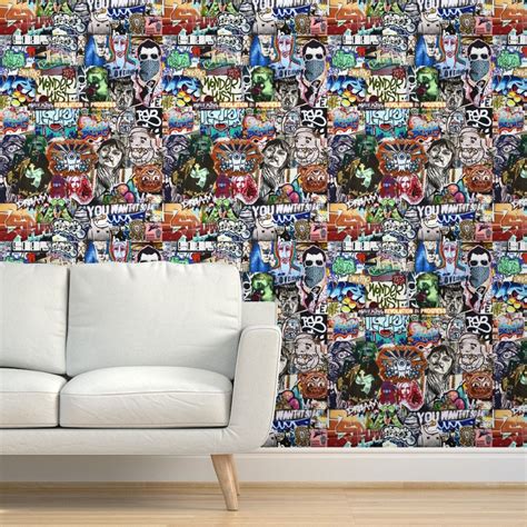 Dream Graffiti Smallest Wallpaper | Grasscloth wallpaper, Traditional ...