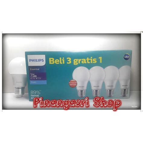 Jual Paket Isi Lampu Led Philips Essential W W W W W W