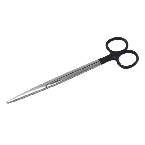 Indosurgicals Supercut Metzenbaum Scissor Straight With Black Handle