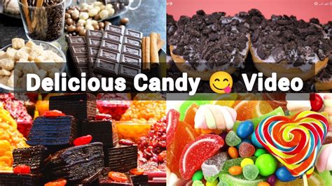 Satisfied Candy 🍬🍭 4k Video Clips Amazing Sceneries Of Candy Candy