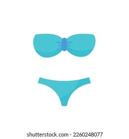 Sexy Beach Bikini Girl Wearing Over Royalty Free Licensable Stock Vectors Vector Art