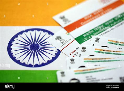 Indian Aadhaar Card From Unique Identification Authority Of India On