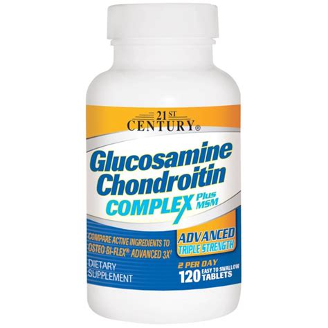 St Century Glucosamine Chondroitin Complex Plus Msm Advanced Triple