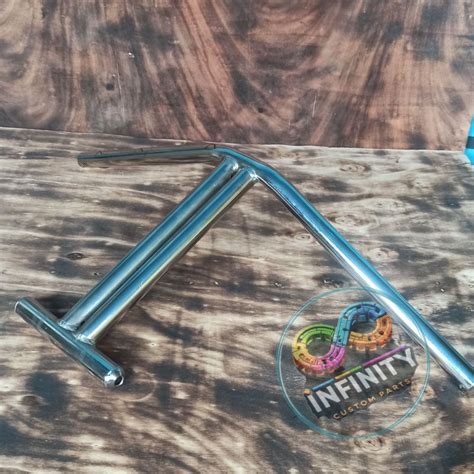 Jual Stang Chopper Custom T Bar Tinggi Chrome Shopee Indonesia