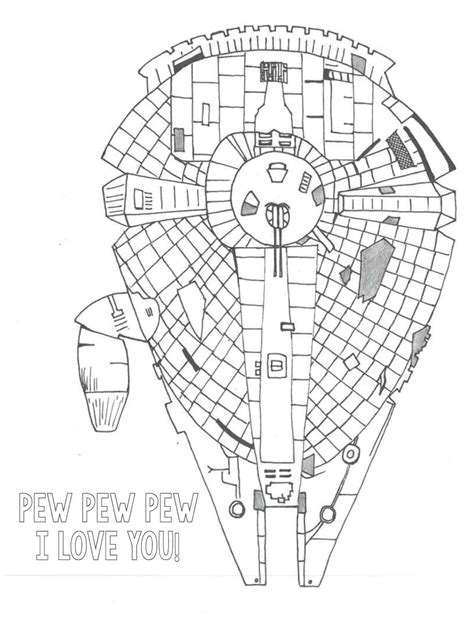 Star Wars Spaceship Coloring Pages