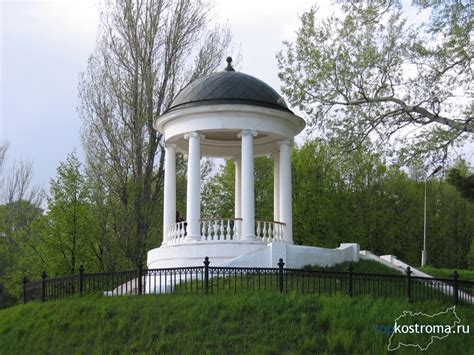 Беседка Островского - Памятники - достопримечательности Костромы ...