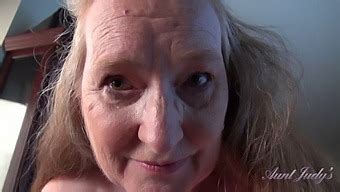 AuntJudys Your Busty 61yo GILF Stepmom Maggie Jacks You Off Sucks