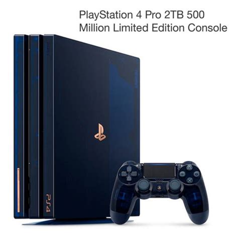 Ps4 Pro 2tb 500 Million Limited Edition Fiyatları Ve Özellikleri