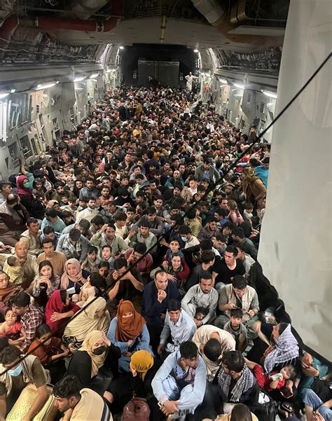 Chaos at Kabul airport