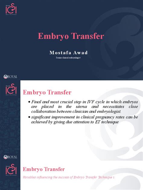 Embryo Transfer | PDF | In Vitro Fertilisation | Biological Interactions