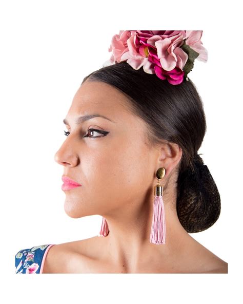 Flamenco Fringed Earrings Flamenco Accessories El Rocio