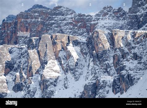 Mountain Range In Lastoni Di Formin Dolomites Italy Stock Photo Alamy