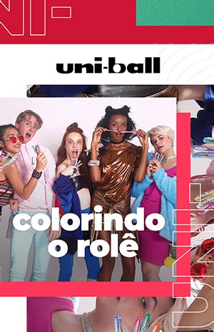 Uni Ball Colorindo O Rol Ag Ncia Ecco Trabalhos