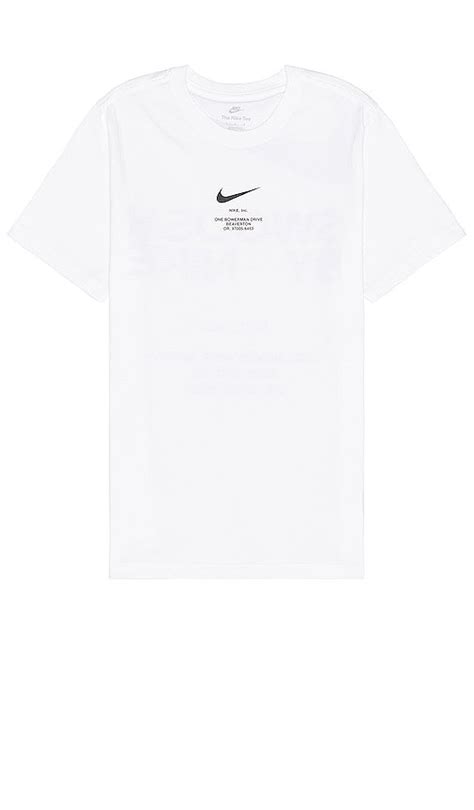 Nike Nike Nsw Tee Big Swoosh In White Editorialist