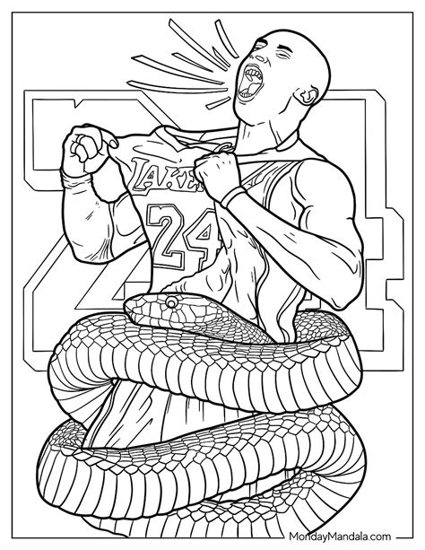 Kobe Coloring Sheets Coloring Pages