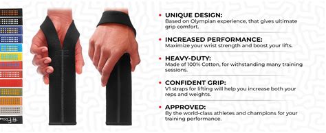 Warm Body Cold Mind V Lifting Wrist Straps For Olympic Weightlifting