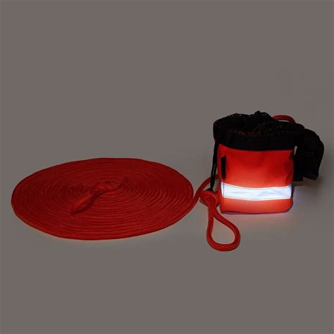 Water Rescue Throw Bag With Marine Rope Throwable Rescue Ropes For