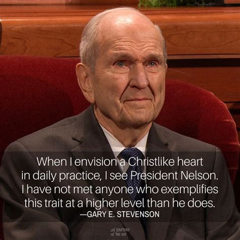 When I envision a Christlike heart in daily practice, I see President ...