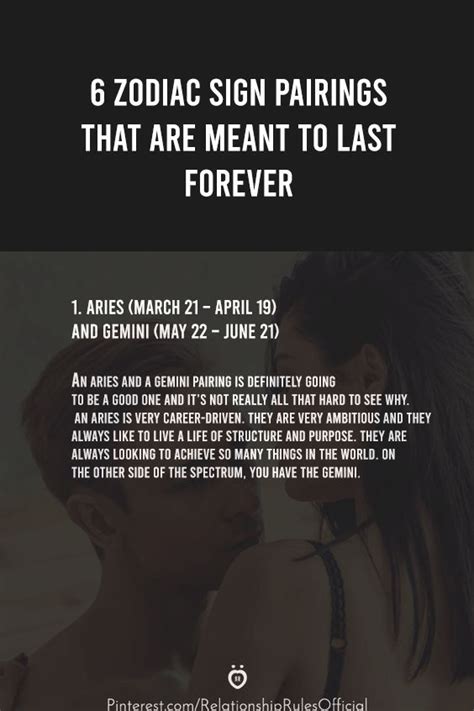 6 Zodiac Sign Pairings That Are Meant To Last Forever Gemini