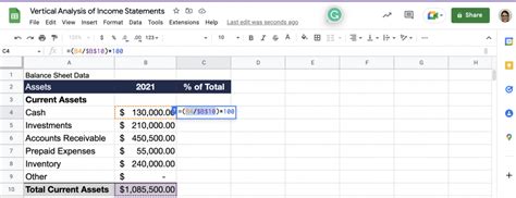 Vertical Analysis Definition Formula Examples Layer Blog