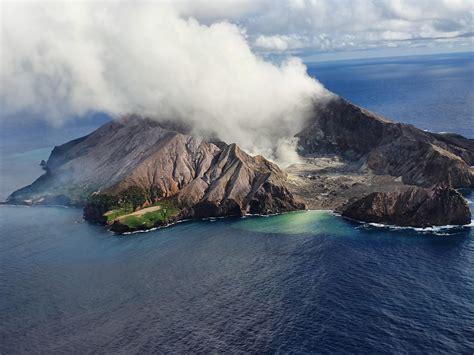 White Island Nz From The Sky Oc 2280 X 1080 Beautiful Nature