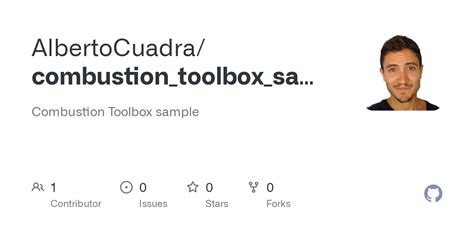 Github Albertocuadracombustiontoolboxsample Combustion Toolbox Sample