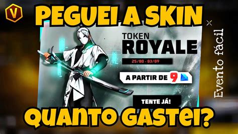 Peguei A Skin Do Token Royale Do Free Fire YouTube