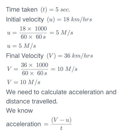 A Car Accelerates Uniformly From Km H To Km H In S