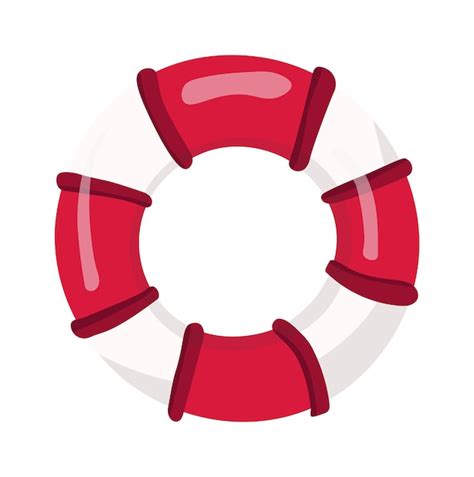 Premium Vector Lifebuoy Sea Nautical Element Vector Illustration