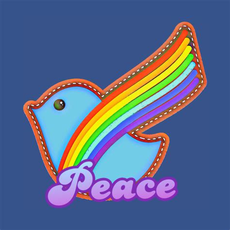 Rainbow Dove Of Peace Peace And Love Hoodie Teepublic