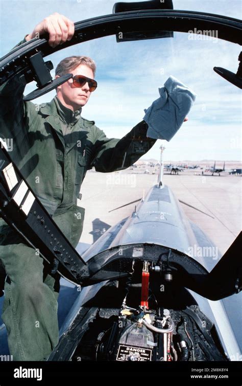 Usaf Staff Sergeant Vance Martin A Crew Chief With The 561st Fighter