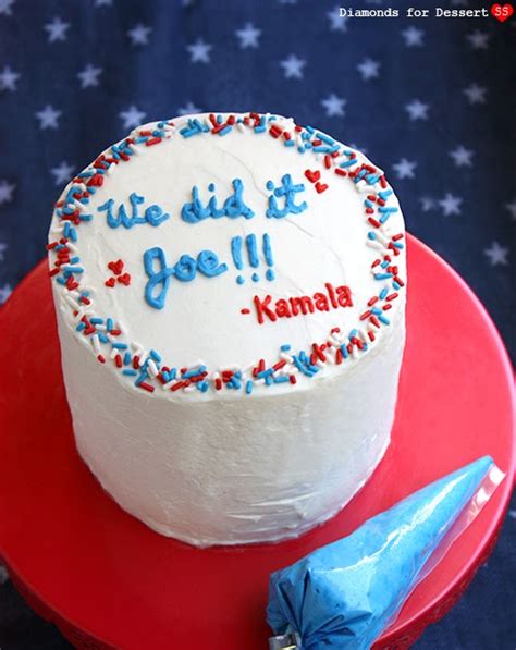 Diamonds For Dessert Inauguration Cake Raspberry Vanilla Cream Cake