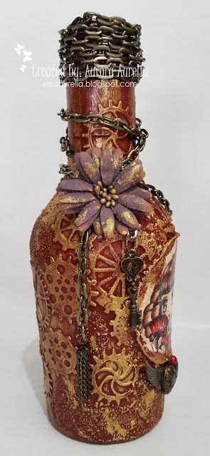 Eos Crafty Room Steampunk Altered Bottle For Abm