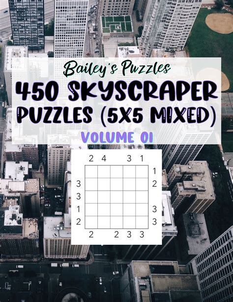 Skyscraper Puzzle Books - Bailey's Puzzles