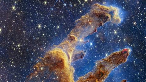 Nasas Webb Telescope Takes Star Filled Portrait Of Pillars Of Creation