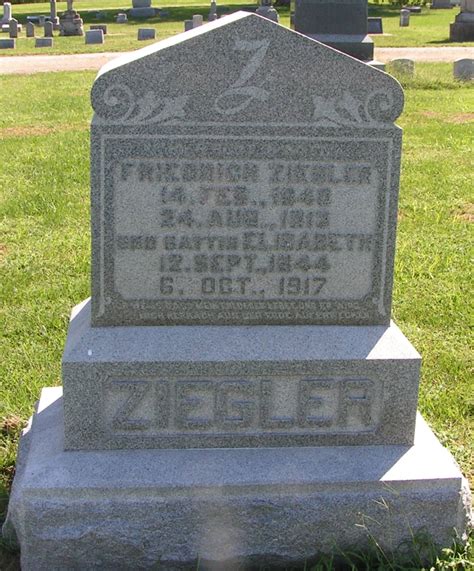 Elisabeth Helmich Ziegler 1844 1917 Find A Grave Memorial