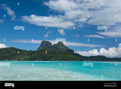 French Polynesia Society Islands Leeward Islands Bora Bora View Of