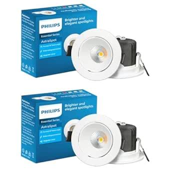 Philips 7 Watt Round Astra Spot Recessed COB Spot Light Cool White